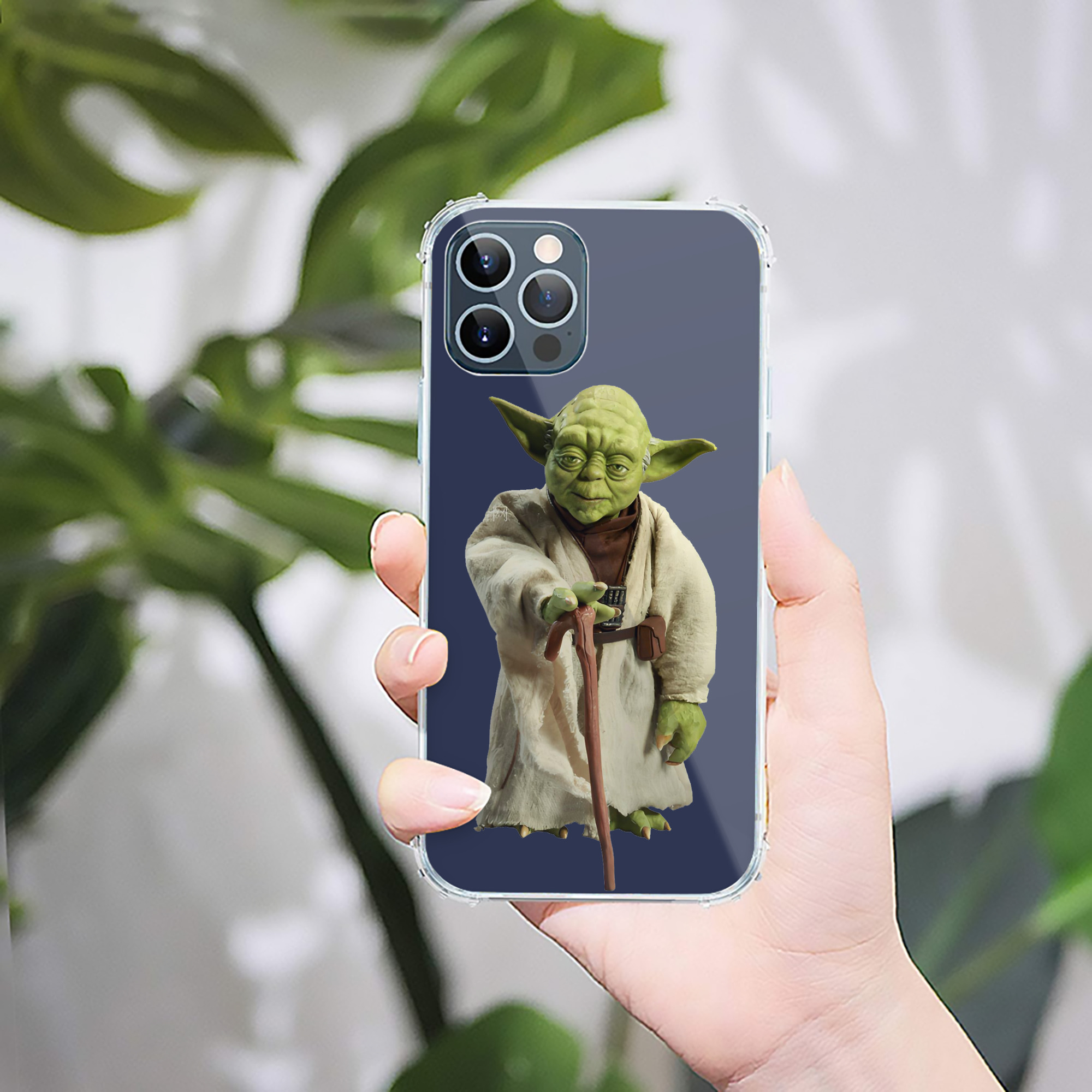 （画像用） スター・ウォーズ Star Wars 【iPhone 12シリーズ対応】透明スマホケース（クリアソフトケース）
